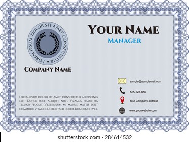 Vintage Style Business card. Customizable, Easy to edit and change colors.Printer friendly. Beauty design. 