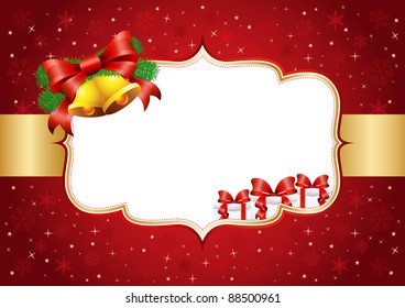 Vintage style Christmas vector illustration