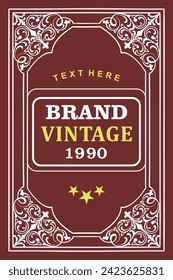 A vintage style cover design featuring classic illustrations and retro elements, giving a nostalgic touch that is suitable for promotional media that wants to highlight history or tradition