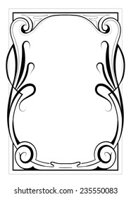Vintage style decorative frame