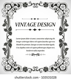 Vintage style design