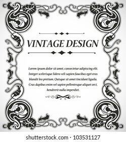 Vintage style design
