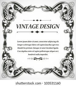 Vintage style design