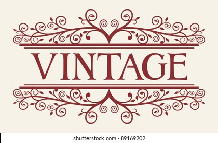 vintage style design