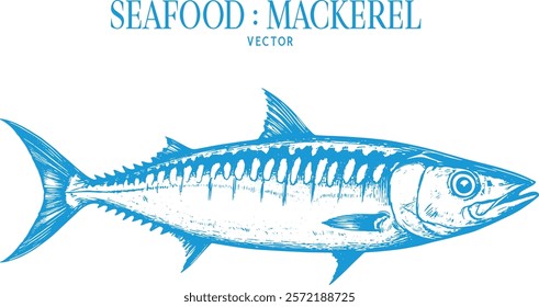 Vintage style detailed seafood illustration, hand-drawn etching style, antique engraving style.