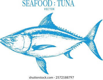 Vintage style detailed seafood illustration, hand-drawn etching style, antique engraving style.