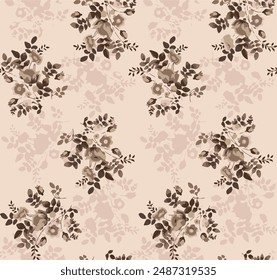 Vintage, Style,  Floral Pattern,Background, Spring Floral, Classic Dainty Floral, Seamless, Print, Design,