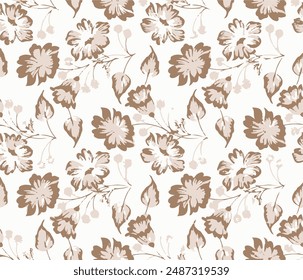 Vintage, Style,  Floral Pattern,Background, Spring Floral, Classic Dainty Floral, Seamless, Print, Design,