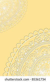 vintage style - frame for text with stylized pattern