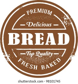 Vintage Style Fresh Bread Stamp