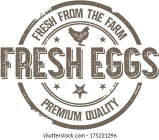 Vintage Style Fresh Eggs Sign
