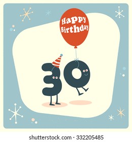 6,179 Happy 30th birthday Images, Stock Photos & Vectors | Shutterstock