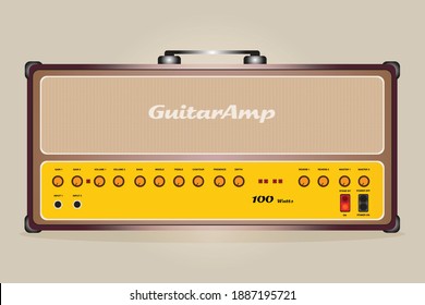 Vintage Style Guitar Tube Head Amp for Online Music Store Category Icon