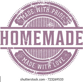 Vintage Style Homemade Product Label
