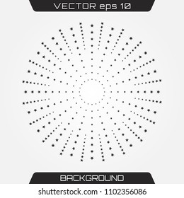 Vintage style of the image. Design elements for your projects. Hipster style. Light rays of burst. Great for retro style projects. Vector