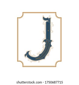 vintage style of lettering vector design