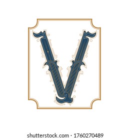vintage style of lettering vector design