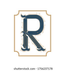 vintage style of lettering vector illustration