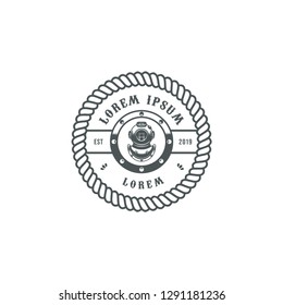 Vintage style logo vector