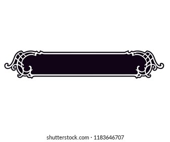 Vintage style panel design