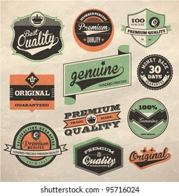 Vintage Style Premium and High Quality Label