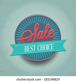 Vintage Style Sale Tags Design