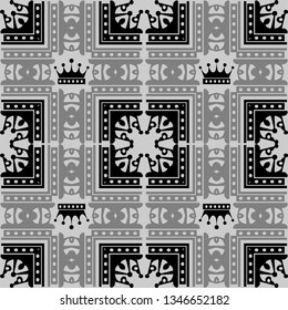 Vintage style seamless pattern