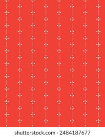 Vintage style seamless pattern design. Vector illustration.
