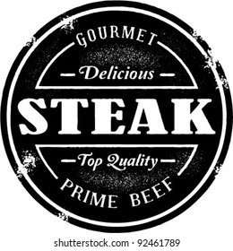 Vintage Style Steak Stamp