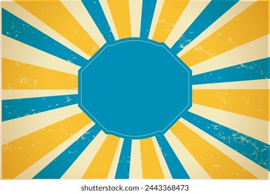 vintage style sunburst carnival abstract background vector