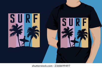  vintage style surfing t shirt design, California t shirt design 
