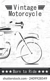 vintage style tee print design as vector