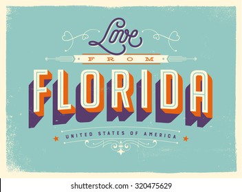 2,520 Florida postcards Images, Stock Photos & Vectors | Shutterstock