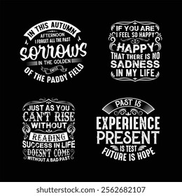 Vintage style typography graphic t-shirt design templates
