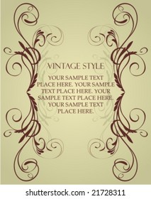 vintage style (vector)