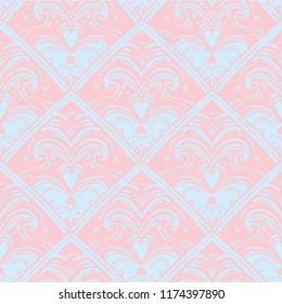Vintage style vector abstract seamless pattern.