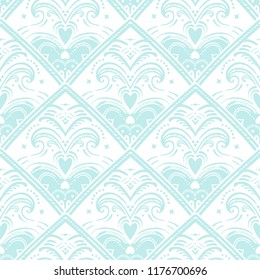 Vintage style vector abstract seamless pattern.