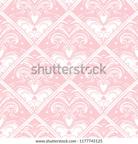 Vintage style vector abstract seamless pattern.