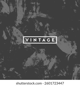 Vintage style vector background. Dark marble texture. Black stone background