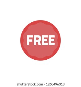 Vintage style vector badge logo that reads Free Special Offer Limited Time Only. Vector icon