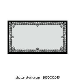 vintage style vector frame art