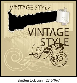 Vintage style. Vector illustration
