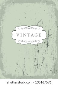 Vintage styled background. Vector