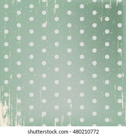 Vintage styled green background