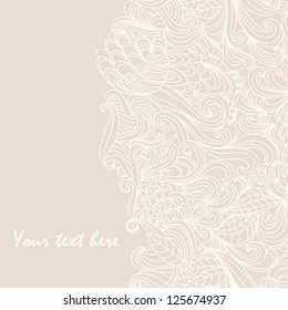 Vintage stylish floral seamless pattern