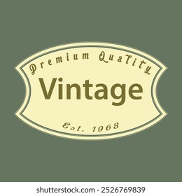 Vintage stylist shape logo design, vintage logo design, vintage brand logo design