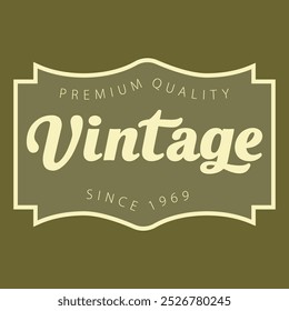 Vintage stylist shape logo design, vintage logo design, vintage brand logo design, vintage stylist shape logo with outline stock