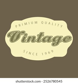 Vintage stylist shape logo design, vintage logo design, vintage brand logo design, vintage stylist shape logo Design