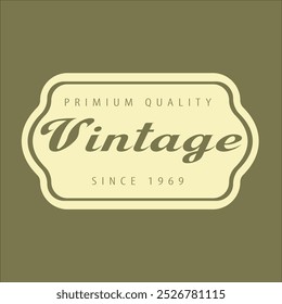 Vintage stylist shape logo design, vintage logo design, vintage brand logo design, vintage stylist shape logo Design