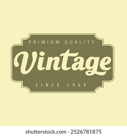 Vintage stylist shape logo design, vintage logo design, vintage brand logo design, vintage stylist shape logo Design